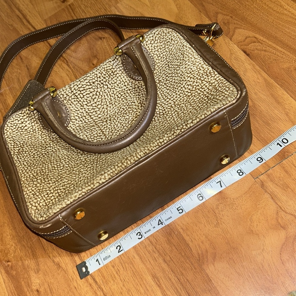 Borbonese Redwall Quail Pattern 2 Way Mini Should… - image 4